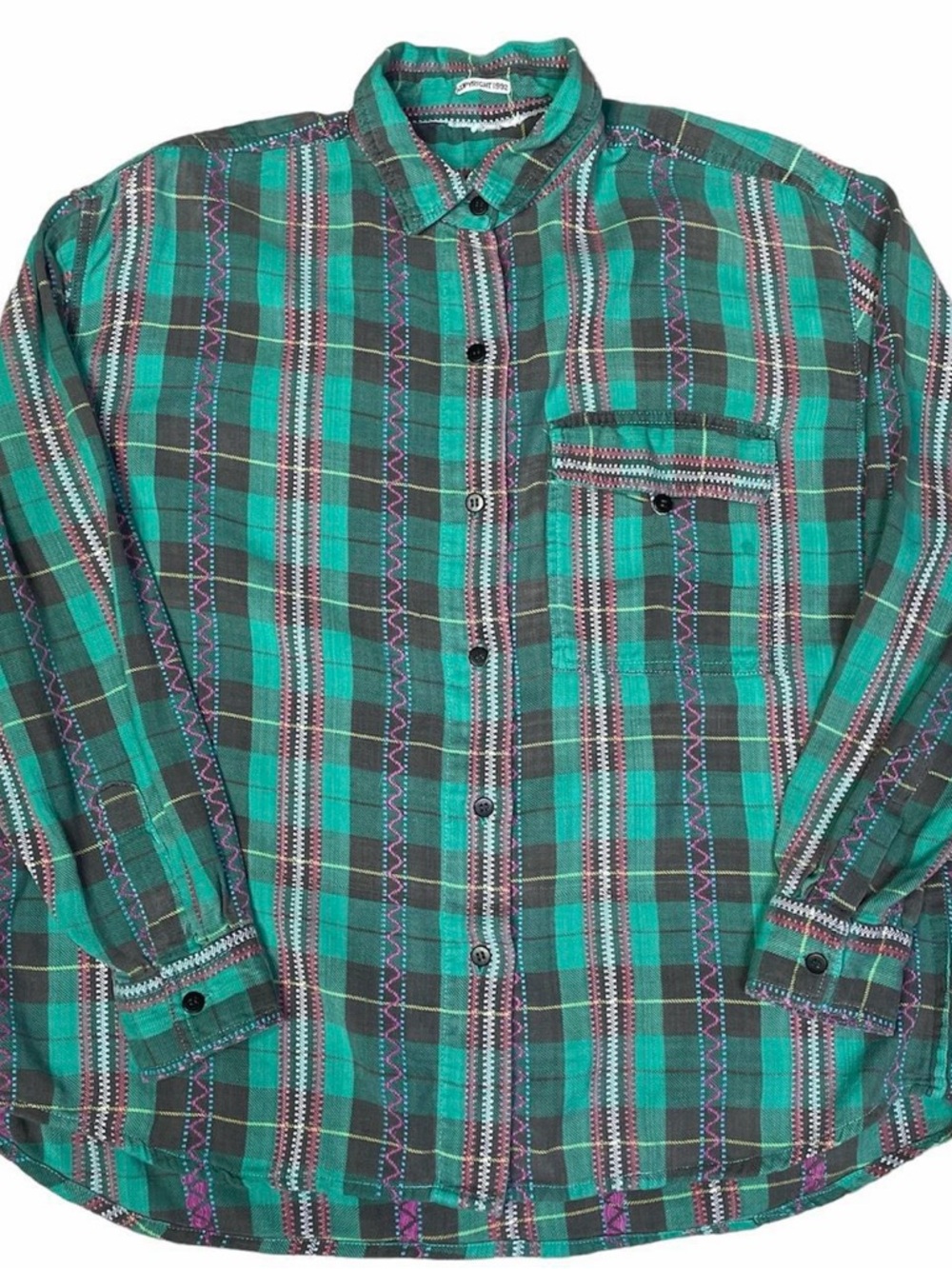 Y2K Long Sleeve Button Up